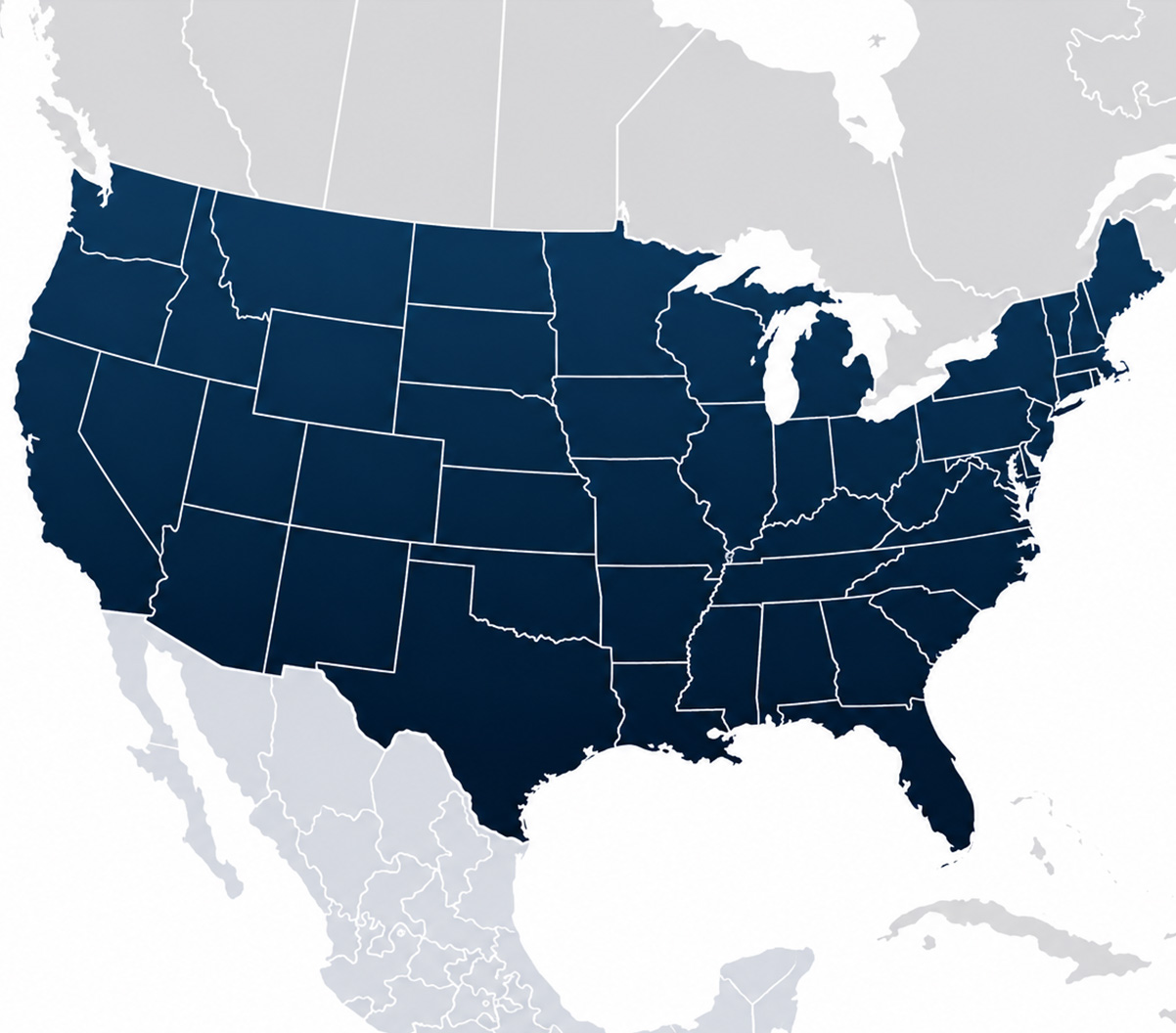 USA map